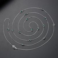 Fashion Korean Long Simple And Versatile Small Round Ladies Necklace Wholesale Nihaojewelry main image 4