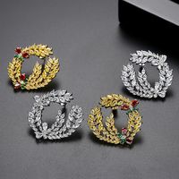 Fashion Korean New Creative Lady Copper Inlaid Zirconium Earrings Wholesale Nihaojewelry main image 5