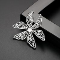 Korean Fashion Micro-inlaid Zircon Flower Pearl Brooch Wholesale Nihaojewelry main image 5