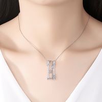 Fashion Korean Creative New Copper Inlaid Zirconium Pendant  Necklace Wholesale Nihaojewelry main image 3