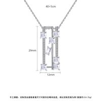 Fashion Korean Creative New Copper Inlaid Zirconium Pendant  Necklace Wholesale Nihaojewelry main image 6