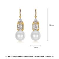 Jin Sexian Reim Ohrringe Mode Koreanische Version Von Einfachen Süßen Bankett Perlen Anhänger Ohrringe Ohrringe Ohrringe Geschenk main image 6