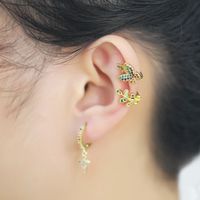 Creative Ear Clips Without Pierced Butterfly Earrings Fashion Simple Leaf Olive Leaf Earrings Wholesale Nihaojewelry main image 6