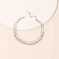 Korean Hot Sale Simple Round Bead Anklet Double-layer Anklet Girls Chain Anklet Jewelry Nihaojewelry main image 3