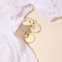 Fashion Simple Geometric Round Smooth Earrings For Women Tide Fashion Baroque Earrings For Women Nihaojewelry main image 3