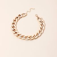 Fashion Simple Thick Chain Women's Necklace Wild Style Hiphop Port Style Accessories Jewelry Nihaojewelry main image 2