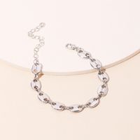 Fashion Pig Nose Chain Button Bracelet Necklace Sets For Women Clavicle Chain Wild Jewelry Nihaojewelry main image 4