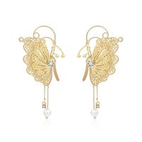 Fashion New Trendy Fairy Three-dimensional Butterfly Ear Clip Without Pierced Earrings Tassel Earrings Ear Bone Clip Wholesale Nihaojewelry main image 6