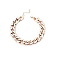 Fashion Simple Thick Chain Women's Necklace Wild Style Hiphop Port Style Accessories Jewelry Nihaojewelry sku image 1