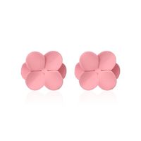 Korea's Style Candy Color Ear Accessories Fashion Flower Earrings Wild Color Small Petal Earrings For Women Nihaojewelry sku image 5