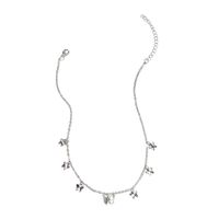 Fashion Hot-selling Choker Butterfly Clavicle Necklace Hipster Simple Short Pendant Necklace For Women Nihaojewelry sku image 2