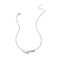 Fashion Women's Necklace Simple Cross Pendant Necklace Punk Short Clavicle Chain Nihaojewelry sku image 2