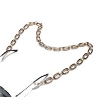 Fashionable And Simple Color Retention Gold Thick Aluminum Chain Glasses Rope Metal Glasses Chain Wholesale Nihaojewelry main image 4