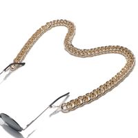 Fashionable And Simple Color Retention Gold Thick Aluminum Chain Glasses Rope Metal Glasses Chain Wholesale Nihaojewelry main image 3