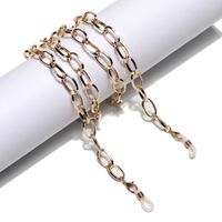 Fashionable And Simple Color Retention Gold Thick Aluminum Chain Glasses Rope Metal Glasses Chain Wholesale Nihaojewelry main image 1