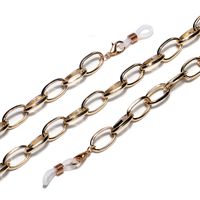 Fashionable And Simple Color Retention Gold Thick Aluminum Chain Glasses Rope Metal Glasses Chain Wholesale Nihaojewelry main image 5