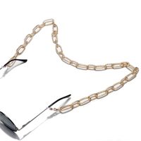 Fashionable And Simple Color Retention Gold Thick Aluminum Chain Glasses Rope Metal Glasses Chain Wholesale Nihaojewelry main image 6