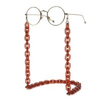 3 Colors Acrylic Jelly Color Amber Concave Shape Glasses Chain Glasses Rope Wholesale Nihaojewelry main image 3