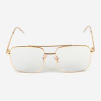New Design Anti-blue Glasses Fashion All-match Metal Flat Myopia Glasses Frame Wholesale Nihaojewelry main image 4