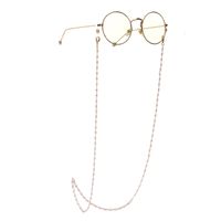 New Rice-shaped Pearl Gold Glasses Chain Necklace Sunglasses Anti-lost Anti-drop Glasses Rope Wholesale Nihaojewelry main image 3