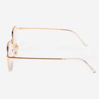 New Design Anti-blue Glasses Fashion All-match Metal Flat Myopia Glasses Frame Wholesale Nihaojewelry main image 5