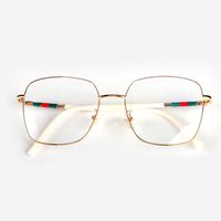New Design Anti-blue Glasses Fashion All-match Metal Flat Myopia Glasses Frame Wholesale Nihaojewelry main image 3