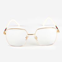 New Design Anti-blue Glasses Fashion All-match Metal Flat Myopia Glasses Frame Wholesale Nihaojewelry main image 4