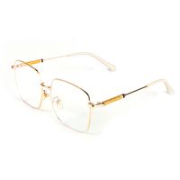 New Design Anti-blue Glasses Fashion All-match Metal Flat Myopia Glasses Frame Wholesale Nihaojewelry main image 1