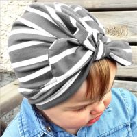 New Products Baby Products Autumn And Winter Warmth Striped Knotted Hood Wholesale Nihaojewelry main image 1