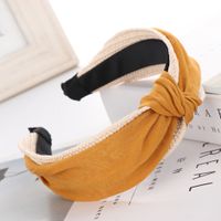 Korean Hand-woven Raffia Holiday Cloth Headban  New Headband Headwear Wholesale Nihaojewelry main image 1