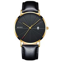 Men's Business Watch Belt Quartz Business Watch Ultra-thin Men's Watch Wholesale Nihaojewelry sku image 3