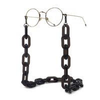 Resin Acrylic Plastic Frosted Glasses Chain Simple Retro Fashion Glasses Chain Wholesale Nihaojewelry sku image 1