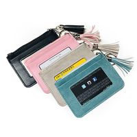 Korea New Style Ladies Tassel Wallet Zipper Coin Purse Mini Clutch Bag Student Purse Wholesale Nihaojewelry main image 4