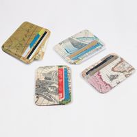 Mode Nouvelle Carte Portefeuille Coréen Carte Motif Porte-carte Titulaire De La Carte Bancaire Portefeuille Mini Porte-monnaie Petit Porte-carte main image 1