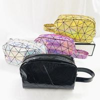 Koreanische Einfache Tragbare Aufbewahrung Tasche Große Kapazität Reise Lippenstift Kosmetik Tasche Wasch Tasche Weibliche Tragbare Kleine Multifunktion main image 3