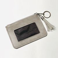 Korea New Style Ladies Tassel Wallet Zipper Coin Purse Mini Clutch Bag Student Purse Wholesale Nihaojewelry sku image 1