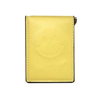 Korean Fashion New Wallet Mini Magnet Wallet Change Card Holder Ultra-thin Smiley Wallet Holder Wholesale Nihaojewelry sku image 1