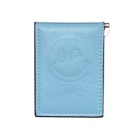 Korean Fashion New Wallet Mini Magnet Wallet Change Card Holder Ultra-thin Smiley Wallet Holder Wholesale Nihaojewelry sku image 3