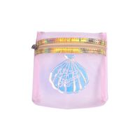 Korean Fashion Mesh Shell Storage Bag Transparent Sanitary Napkin Bag For Girls Sanitary Napkin Bag For Girls Nihaojewelry sku image 1