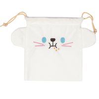 Fashion New Korean Animal Drawstring Bag Jewelry Drawstring Pocket Cosmetic Bag Flannel Cute Storage Bag Nihaojewelry sku image 1