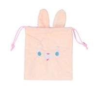 Fashion New Korean Animal Drawstring Bag Jewelry Drawstring Pocket Cosmetic Bag Flannel Cute Storage Bag Nihaojewelry sku image 2