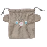 Fashion New Korean Animal Drawstring Bag Jewelry Drawstring Pocket Cosmetic Bag Flannel Cute Storage Bag Nihaojewelry sku image 3