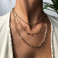 Fashion Bohemia Neck Accessories Retro Necklaces Alloy Necklaces Multi-layer Suit Necklace For Women Wholesale Nihaojewelry main image 4
