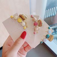 Fashion  New Metal Color Flow Sofa Card Clip For Women Top Clip Bangs Clip Sweet Hair Accessories Nihaojewelry main image 1
