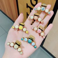 Fashion  New Metal Color Flow Sofa Card Clip For Women Top Clip Bangs Clip Sweet Hair Accessories Nihaojewelry main image 3