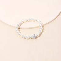 Mode New Pearl Bracelet Simple Collier Boucles D&#39;oreilles Ensemble De Trois Pièces En Gros main image 5