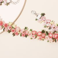 Retro Lace Tie Flower Collar Choker Short Clavicle Necklace Wholesale Nihaojewelry main image 5