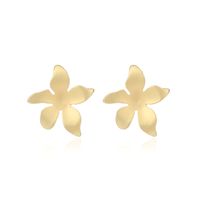 Fashion Hot Sale  Simple  Golden Flower  Retro Earrings  Nihaojewelry main image 6