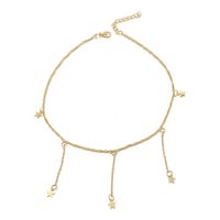 Nueva Joyería De Moda De Oro De Cinco Puntas Estrella Colgante, Collar De Borla Al Por Mayor Nihaojewelry sku image 1