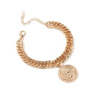 New Fashion Simple High-end Lady Retro Thick Chain Bracelet Nihaojewelry Wholesale sku image 1